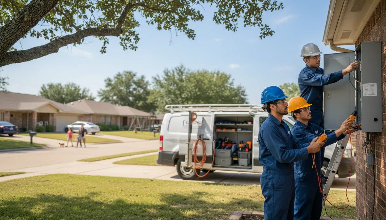 Certified electrician providing emergency electrical services in Luverne, AL